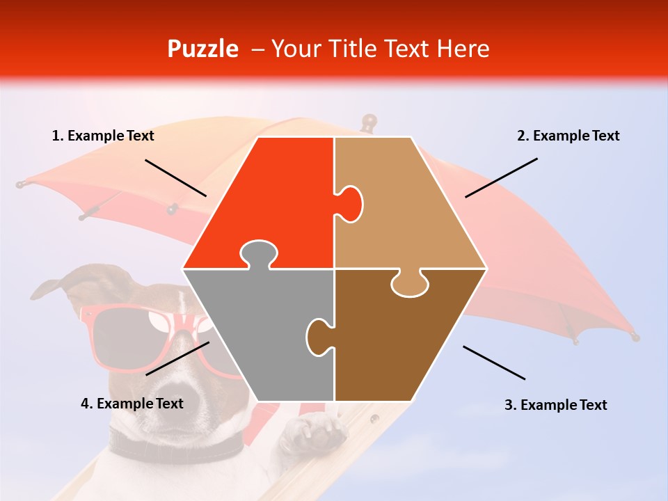 Chair Lazy Copy Space PowerPoint Template