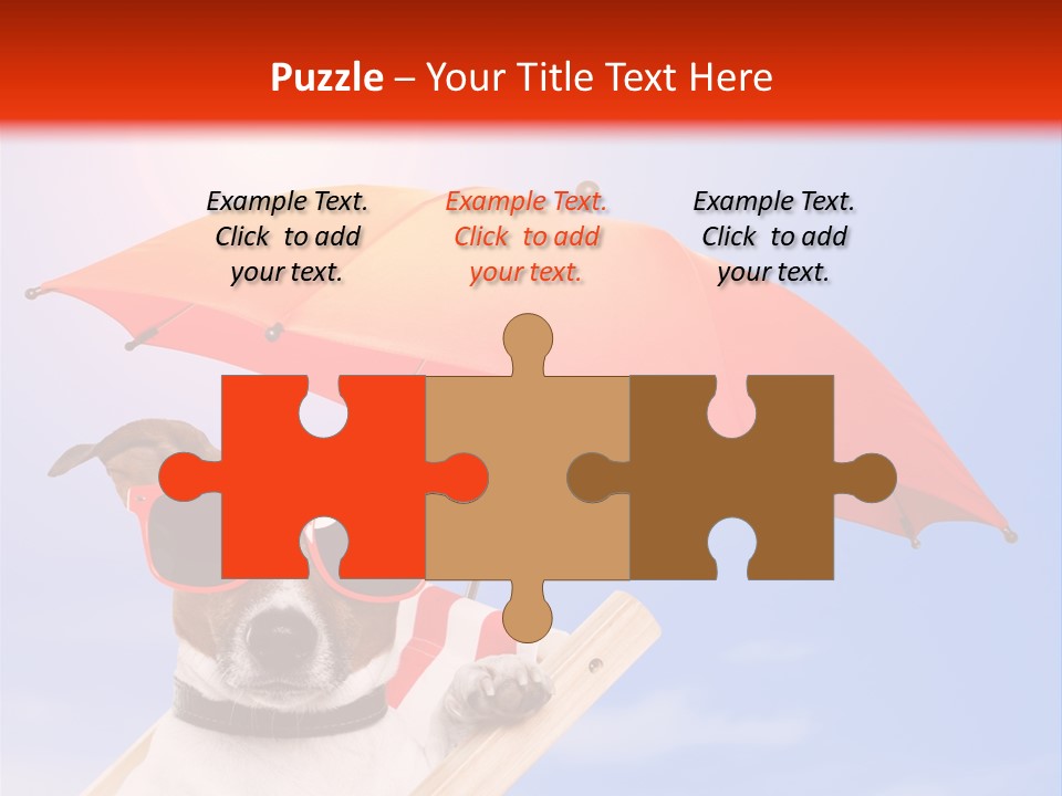 Chair Lazy Copy Space PowerPoint Template