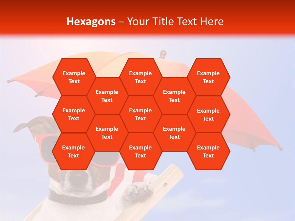 Chair Lazy Copy Space PowerPoint Template