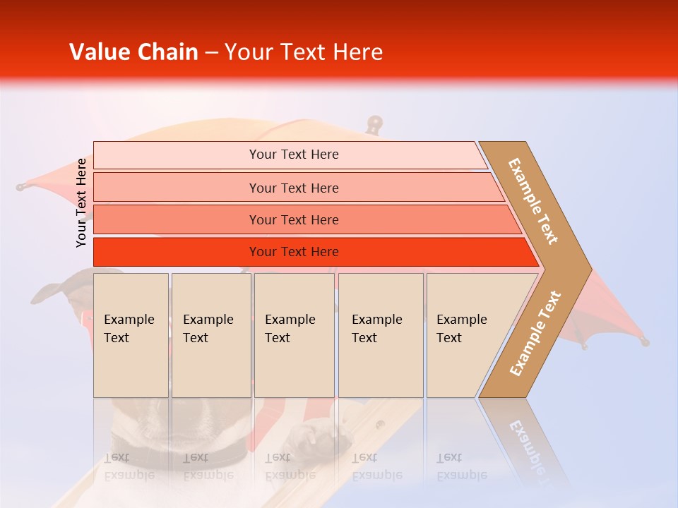 Chair Lazy Copy Space PowerPoint Template