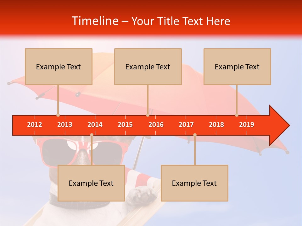 Chair Lazy Copy Space PowerPoint Template