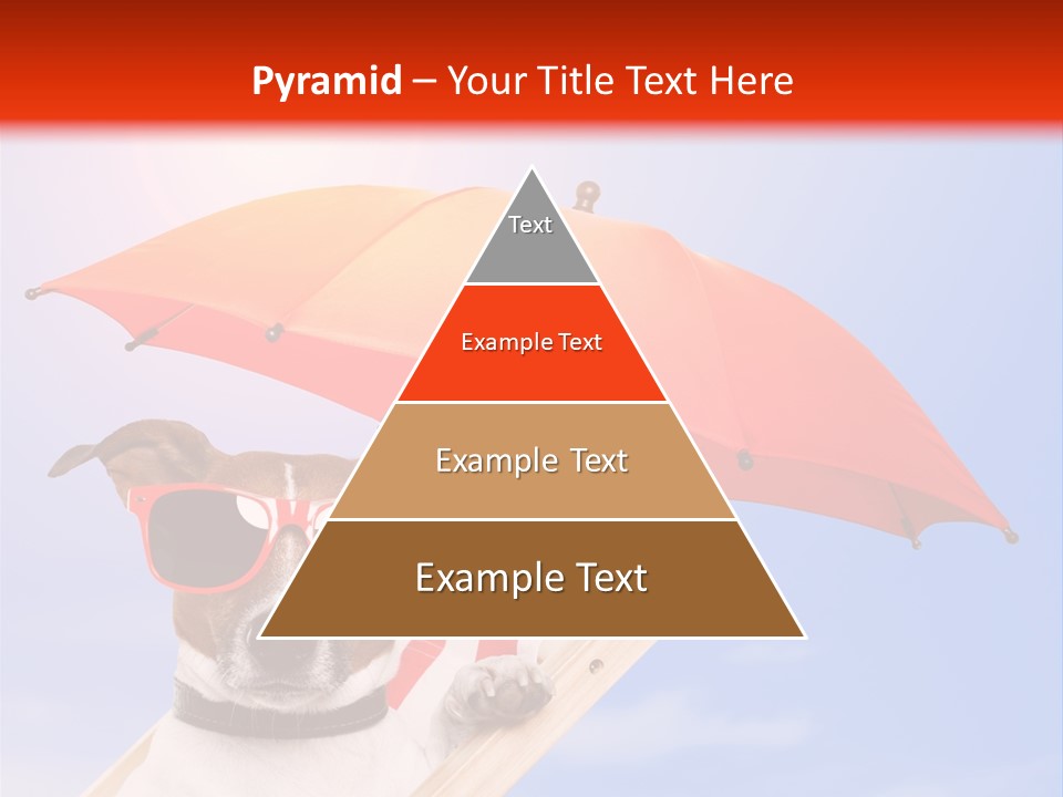 Chair Lazy Copy Space PowerPoint Template