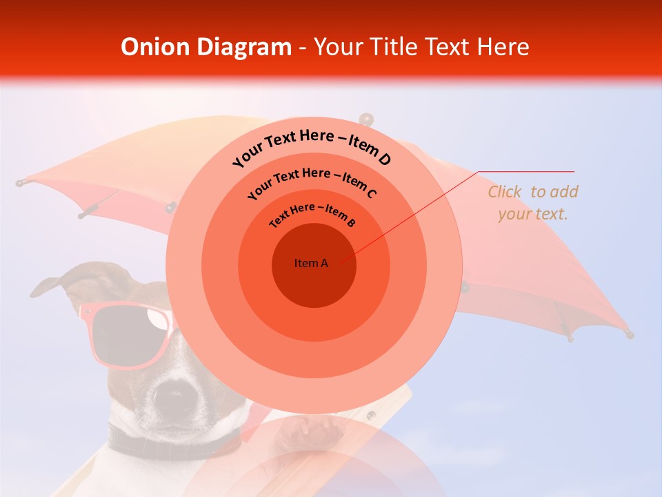 Chair Lazy Copy Space PowerPoint Template