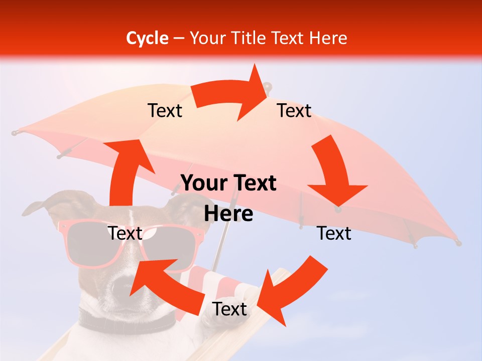 Chair Lazy Copy Space PowerPoint Template