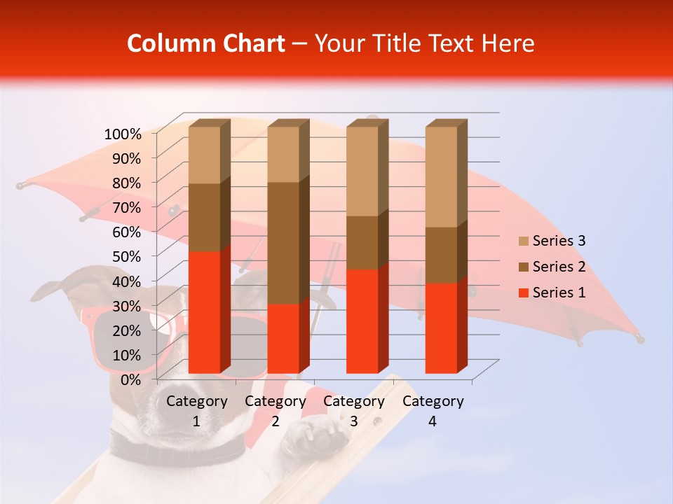 Chair Lazy Copy Space PowerPoint Template