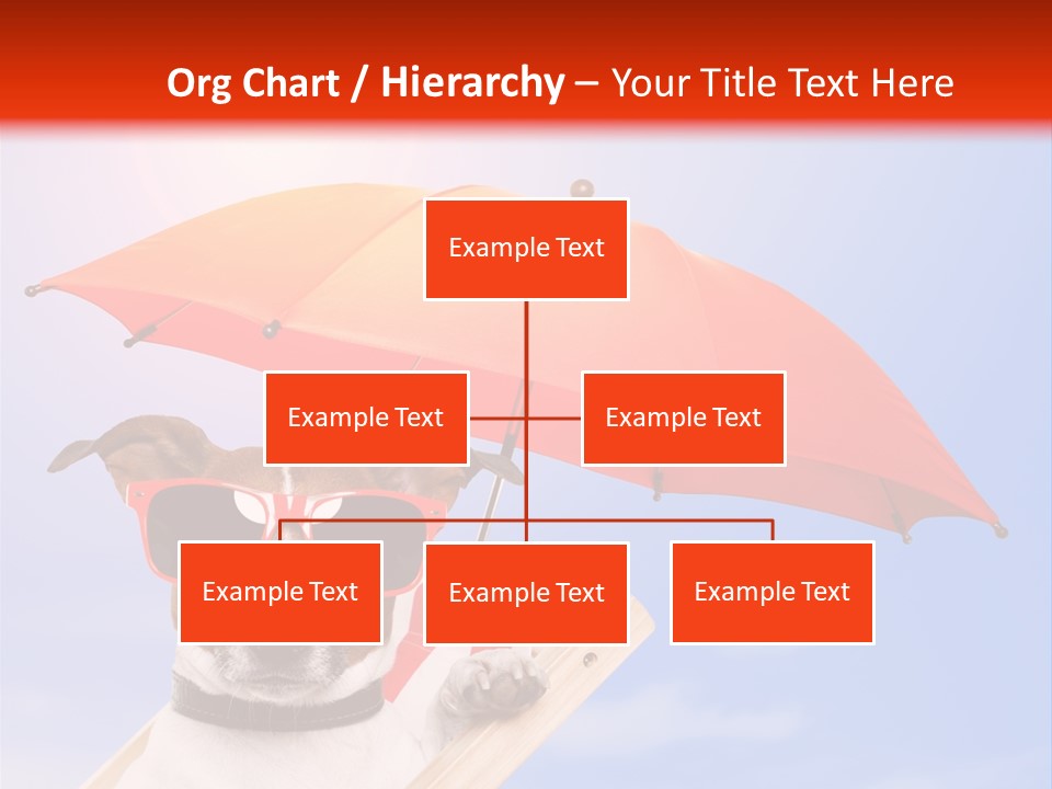 Chair Lazy Copy Space PowerPoint Template