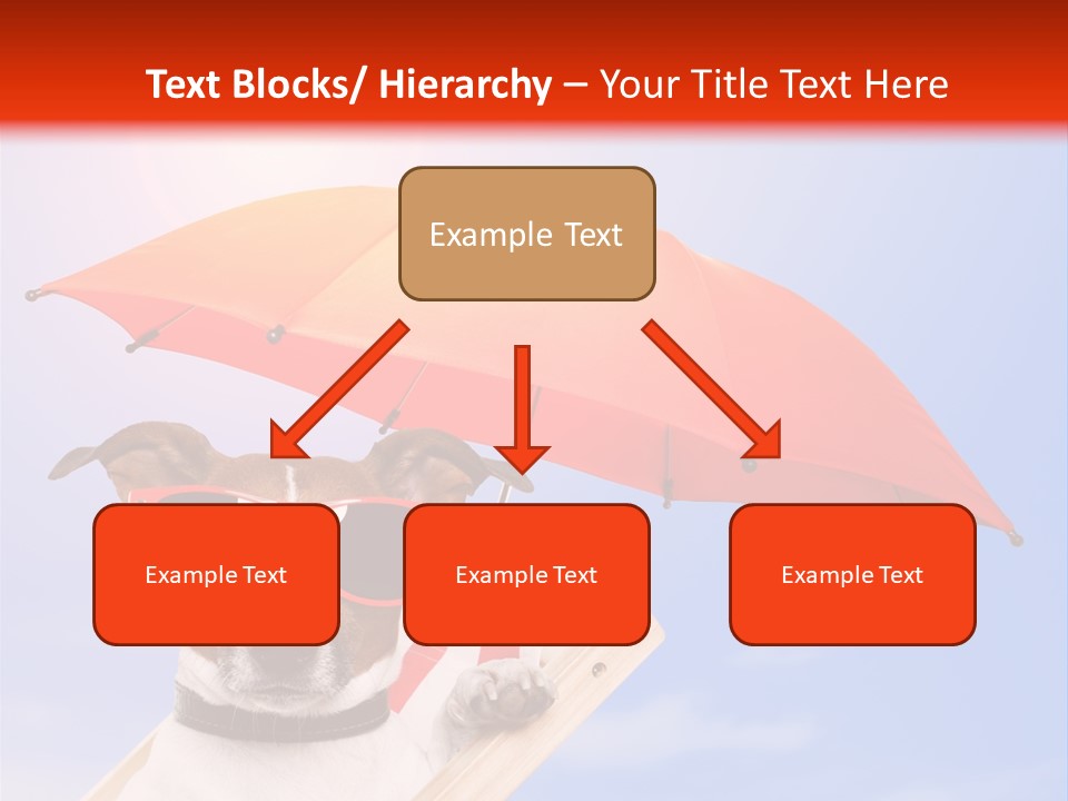 Chair Lazy Copy Space PowerPoint Template