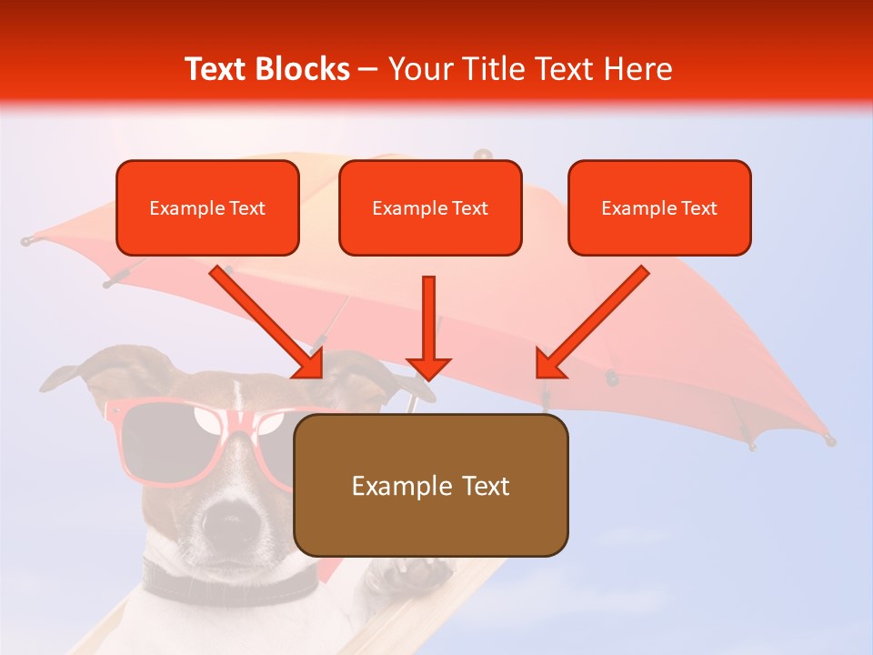 Chair Lazy Copy Space PowerPoint Template