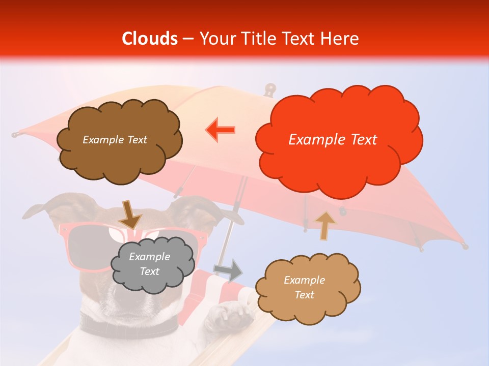 Chair Lazy Copy Space PowerPoint Template