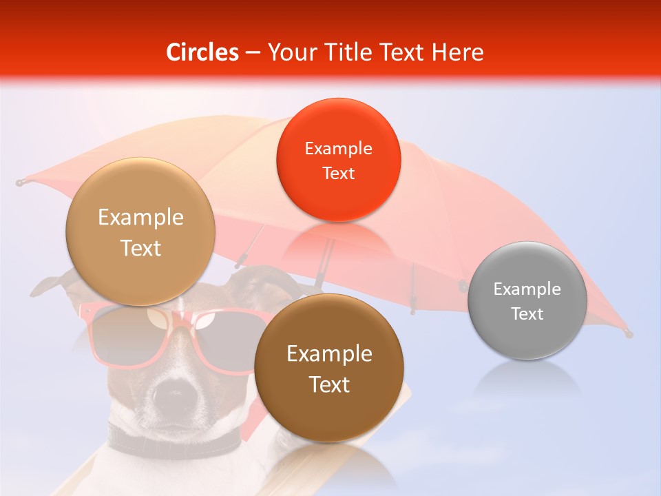 Chair Lazy Copy Space PowerPoint Template