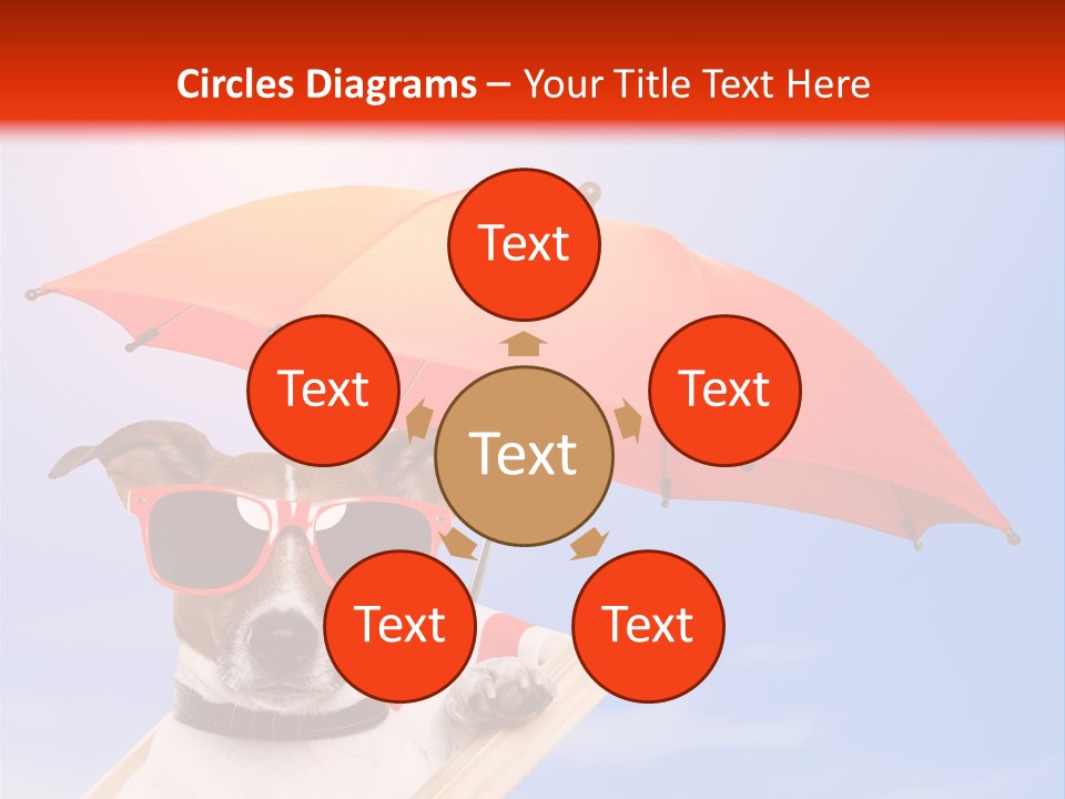 Chair Lazy Copy Space PowerPoint Template