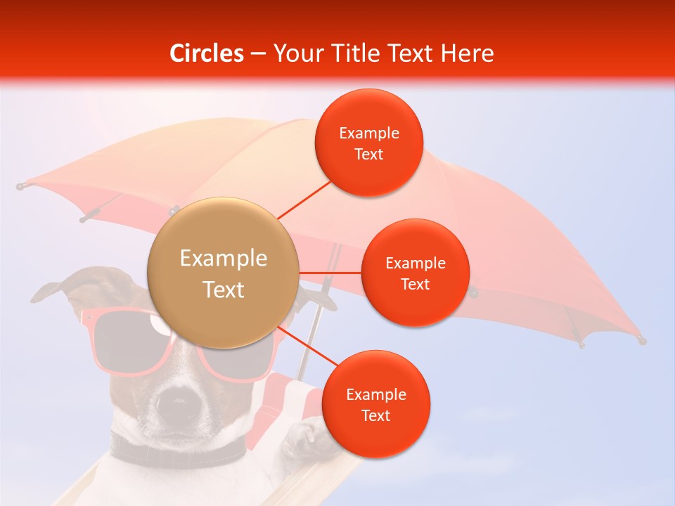 Chair Lazy Copy Space PowerPoint Template