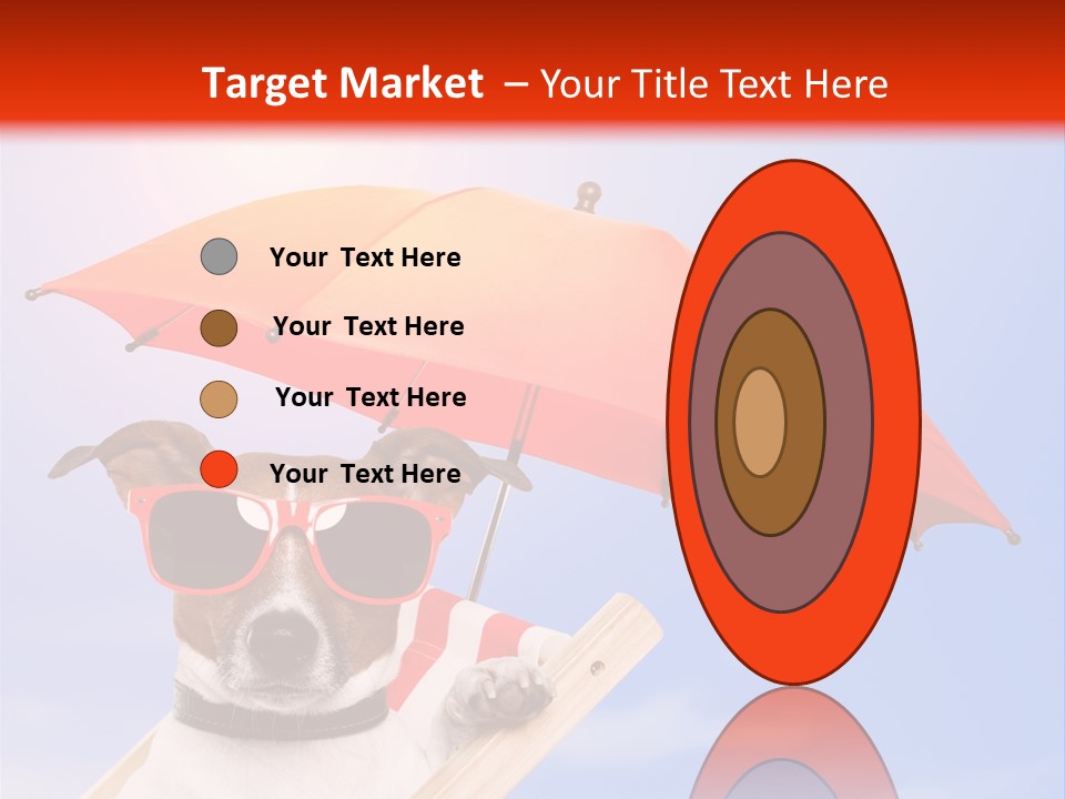 Chair Lazy Copy Space PowerPoint Template