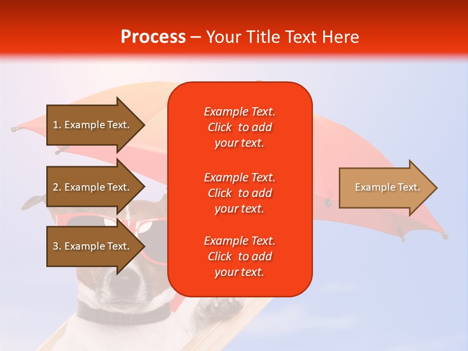 Chair Lazy Copy Space PowerPoint Template