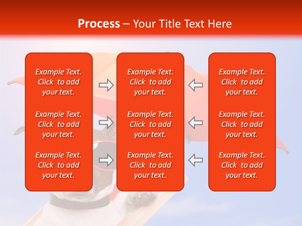 Chair Lazy Copy Space PowerPoint Template
