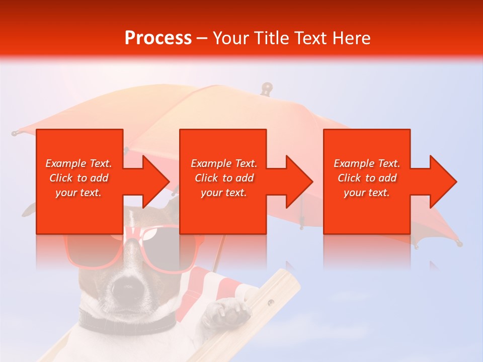 Chair Lazy Copy Space PowerPoint Template