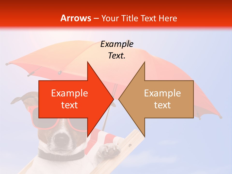 Chair Lazy Copy Space PowerPoint Template