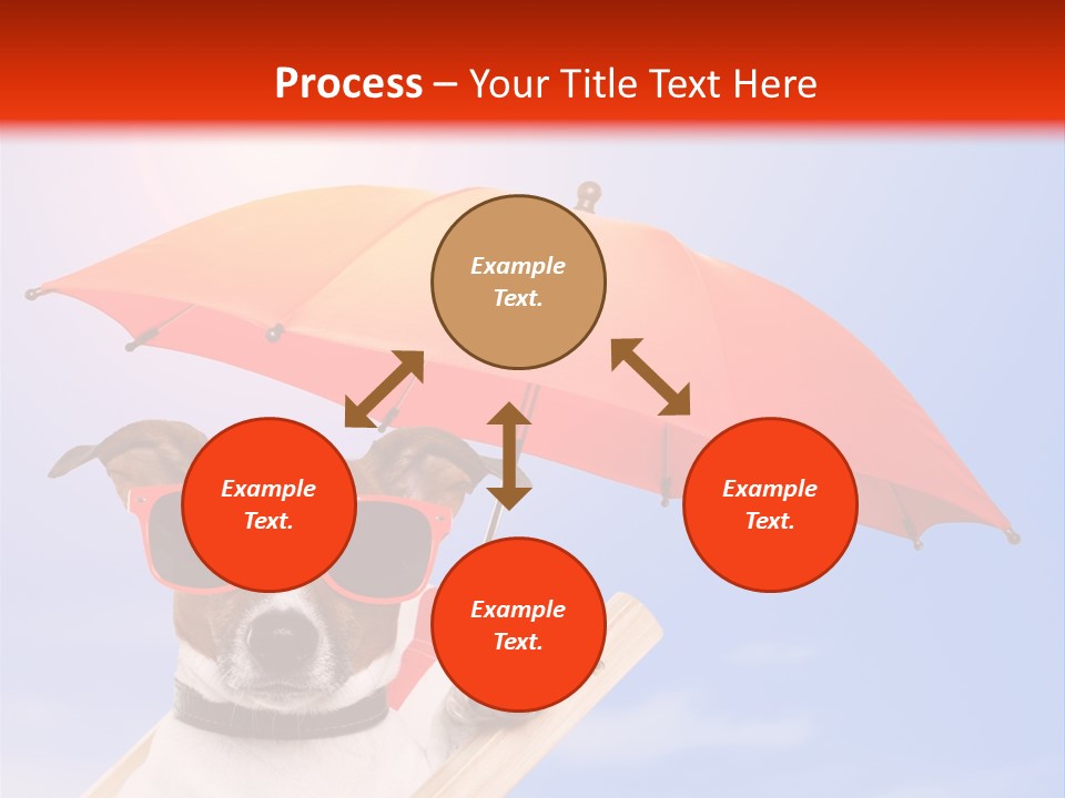 Chair Lazy Copy Space PowerPoint Template