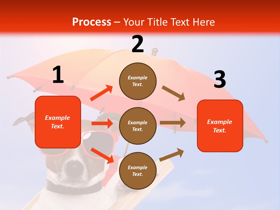 Chair Lazy Copy Space PowerPoint Template