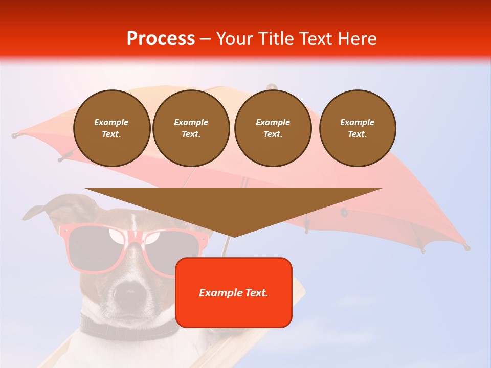 Chair Lazy Copy Space PowerPoint Template