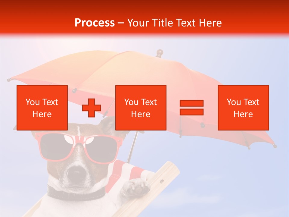 Chair Lazy Copy Space PowerPoint Template
