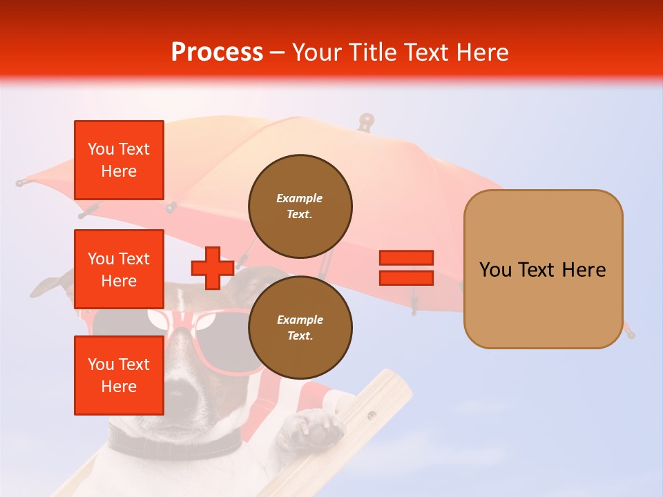 Chair Lazy Copy Space PowerPoint Template