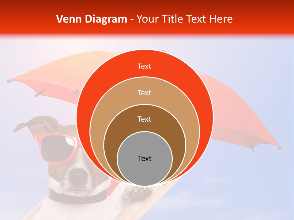 Chair Lazy Copy Space PowerPoint Template