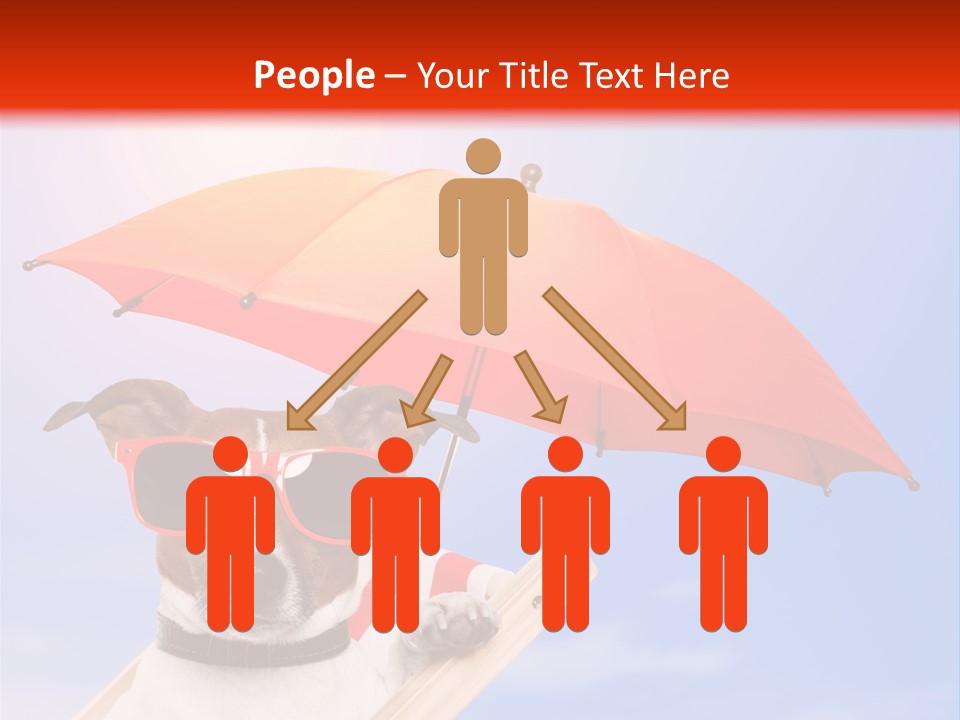 Chair Lazy Copy Space PowerPoint Template