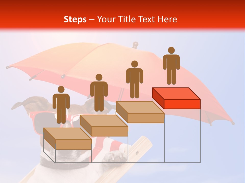 Chair Lazy Copy Space PowerPoint Template