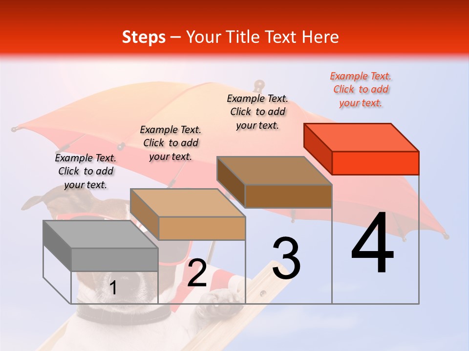 Chair Lazy Copy Space PowerPoint Template