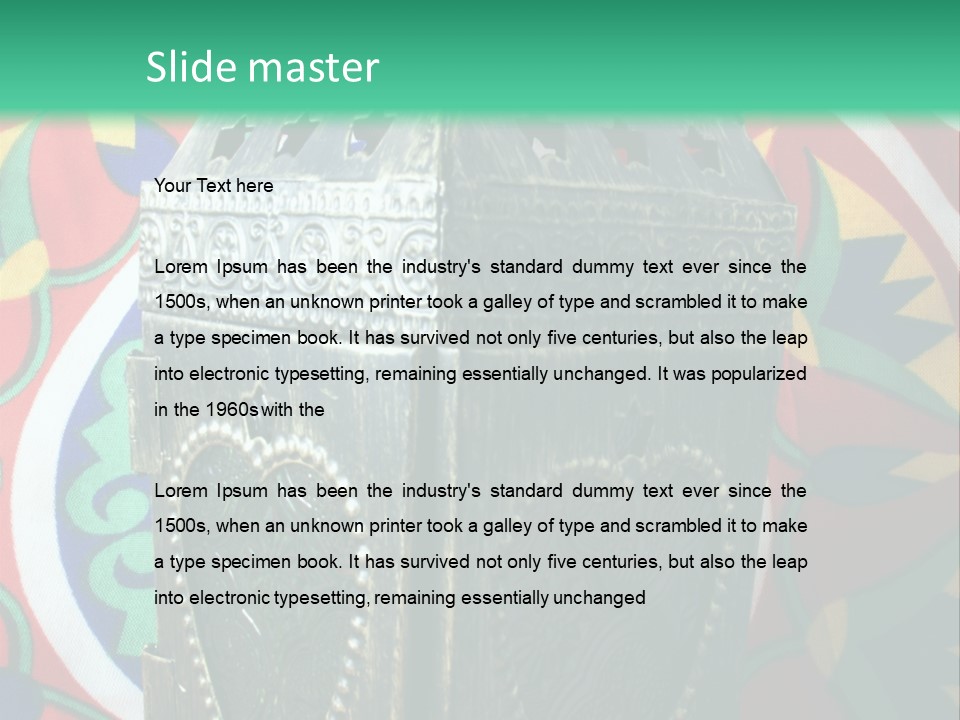Illuminated Lantern Islamic PowerPoint Template