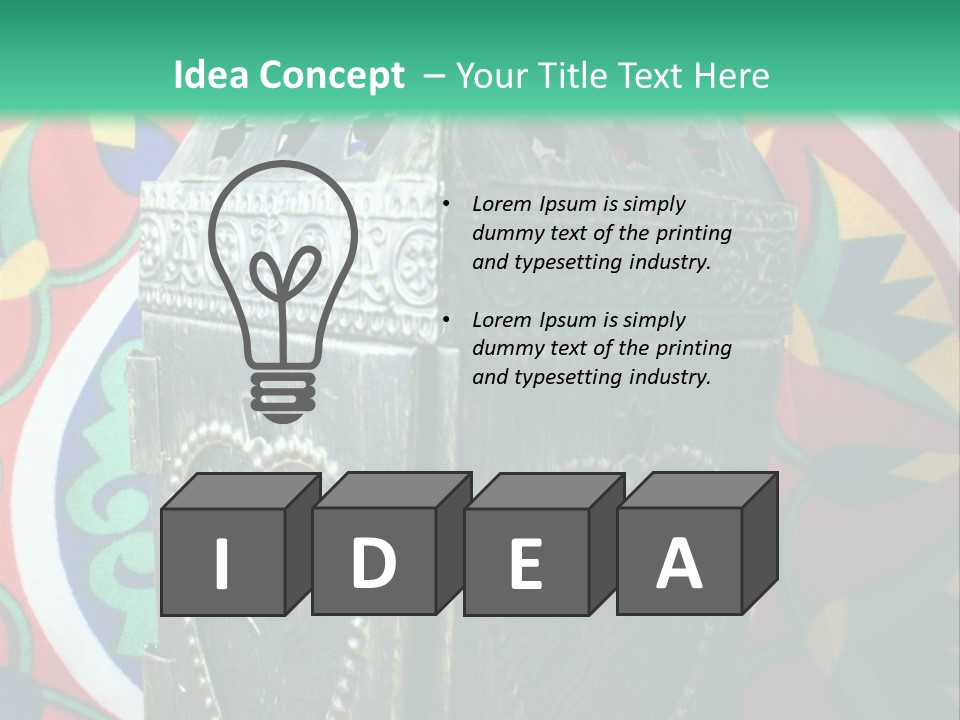 Illuminated Lantern Islamic PowerPoint Template