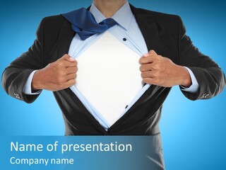 Open Front Conceptual PowerPoint Template