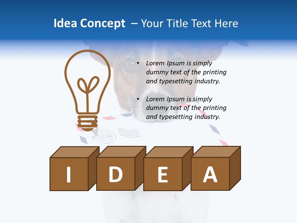 Joke Stamp Funny PowerPoint Template