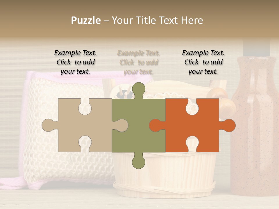 Clean Clothing Bathhouse PowerPoint Template