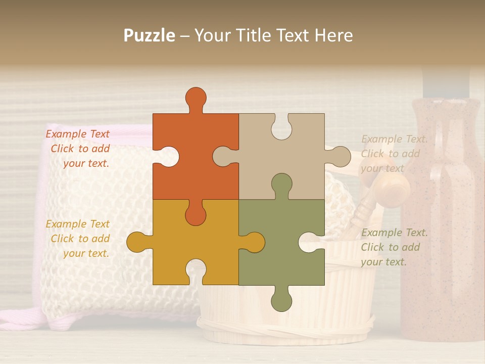 Clean Clothing Bathhouse PowerPoint Template