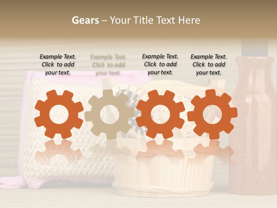 Clean Clothing Bathhouse PowerPoint Template