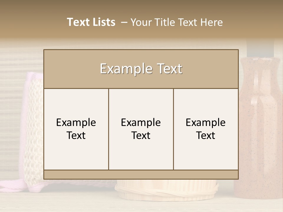Clean Clothing Bathhouse PowerPoint Template