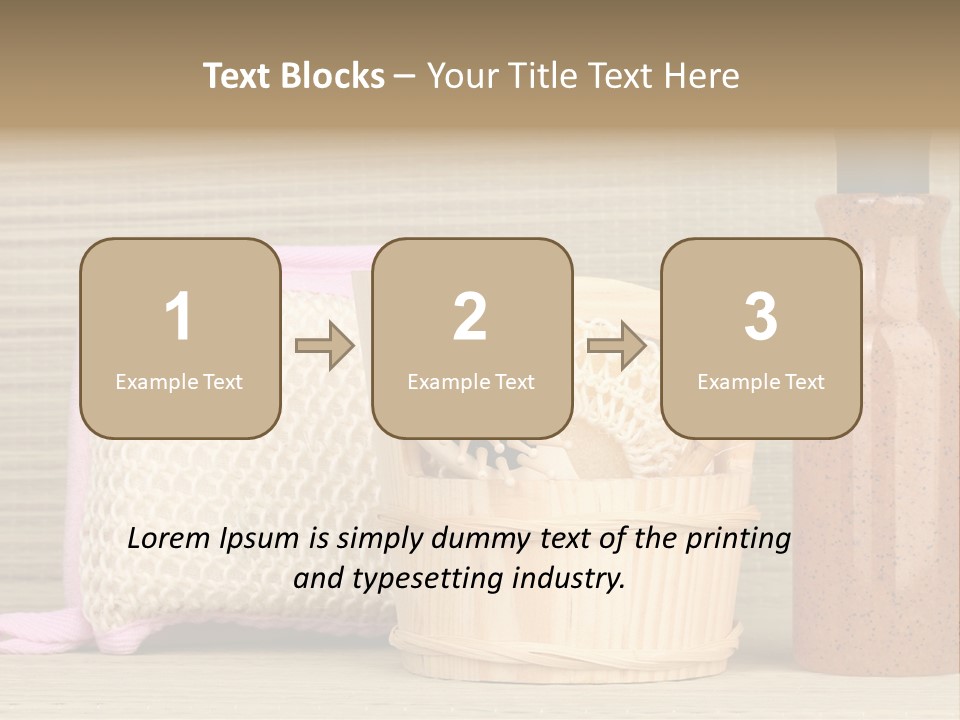 Clean Clothing Bathhouse PowerPoint Template