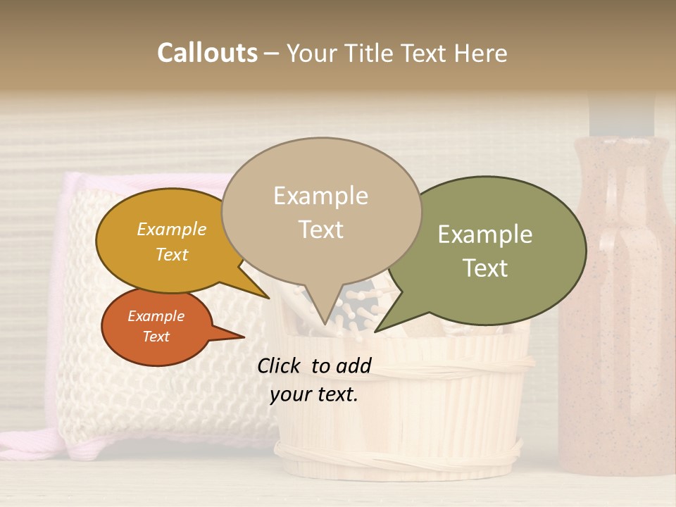 Clean Clothing Bathhouse PowerPoint Template