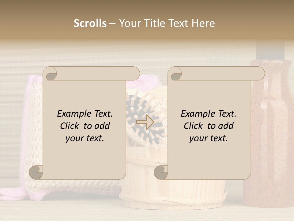 Clean Clothing Bathhouse PowerPoint Template