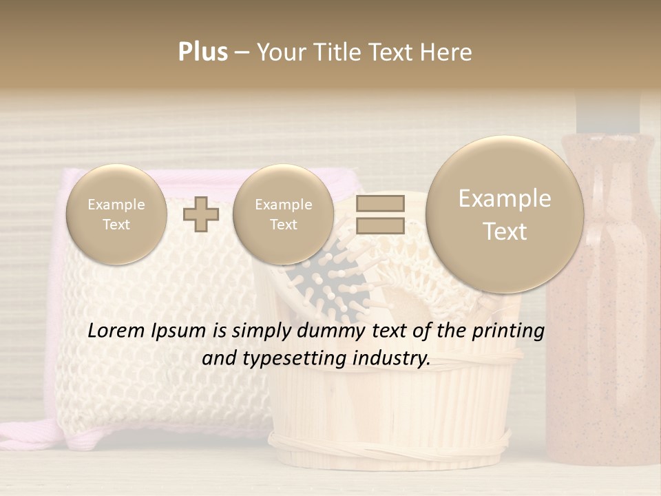 Clean Clothing Bathhouse PowerPoint Template