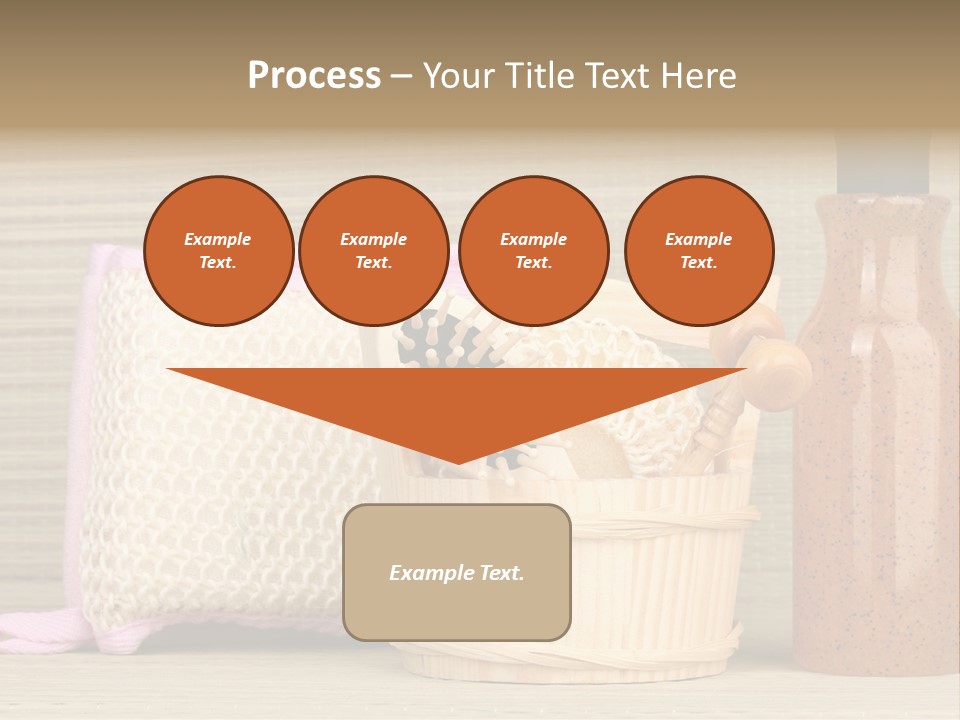 Clean Clothing Bathhouse PowerPoint Template