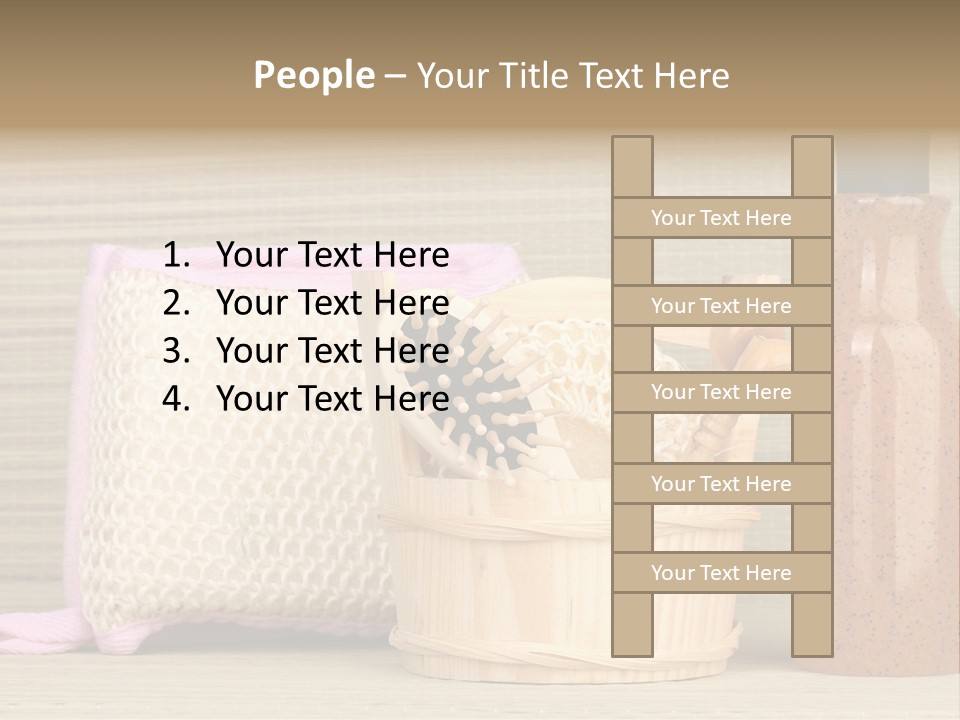 Clean Clothing Bathhouse PowerPoint Template