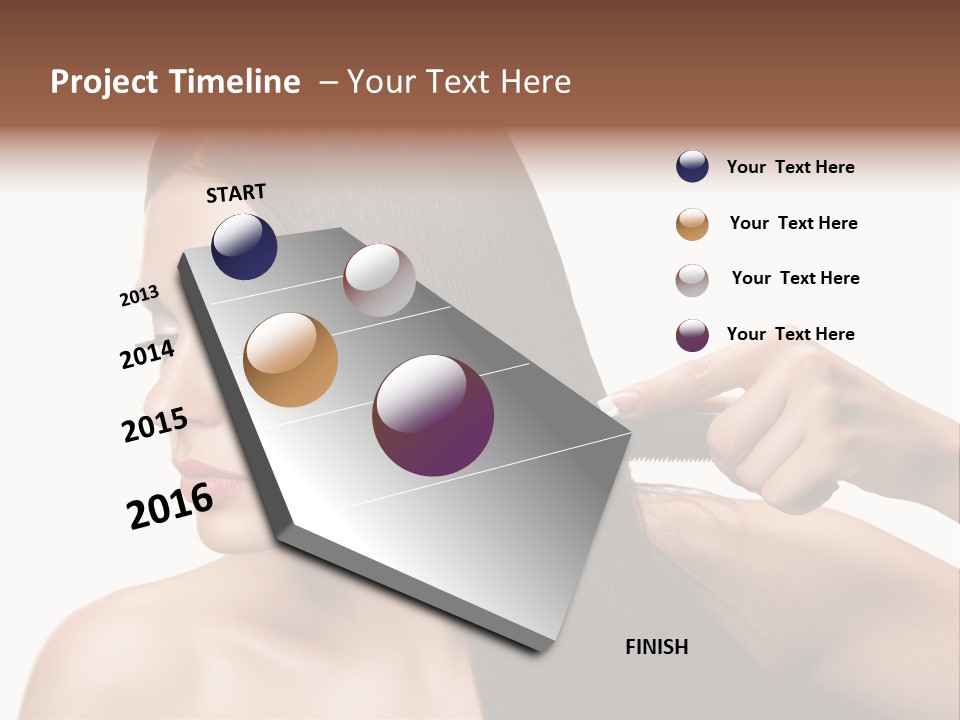 Fashion Coloring Studio PowerPoint Template
