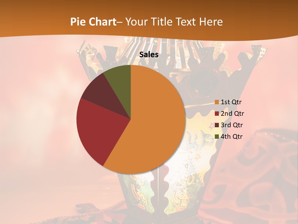 Background Illuminated Middle PowerPoint Template