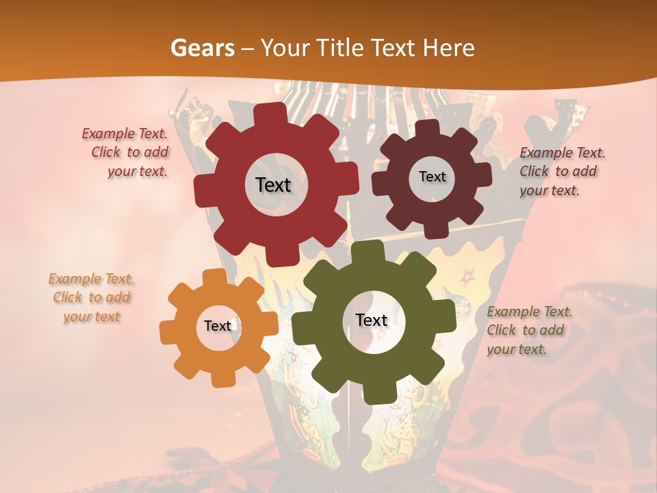 Background Illuminated Middle PowerPoint Template