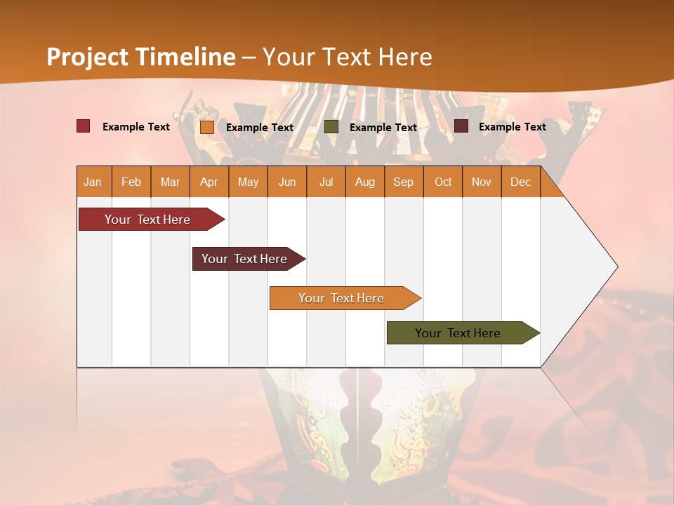 Background Illuminated Middle PowerPoint Template