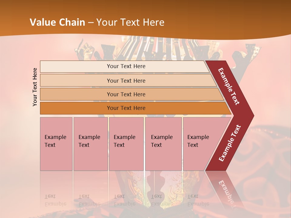 Background Illuminated Middle PowerPoint Template