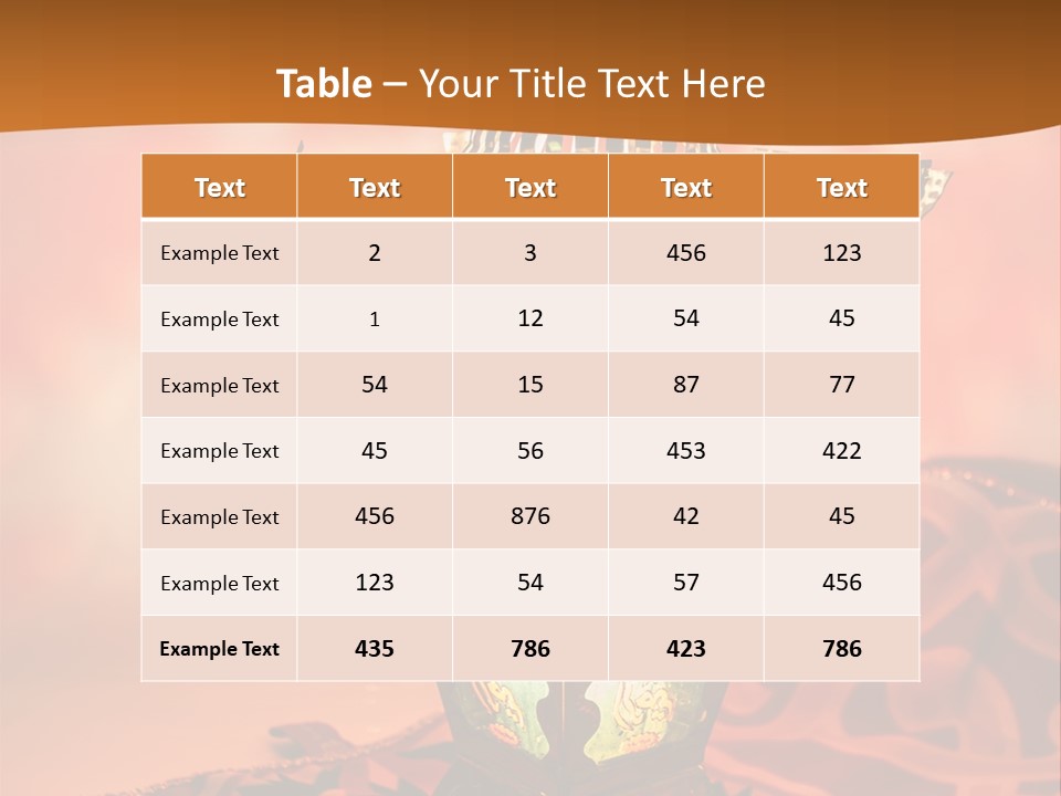 Background Illuminated Middle PowerPoint Template